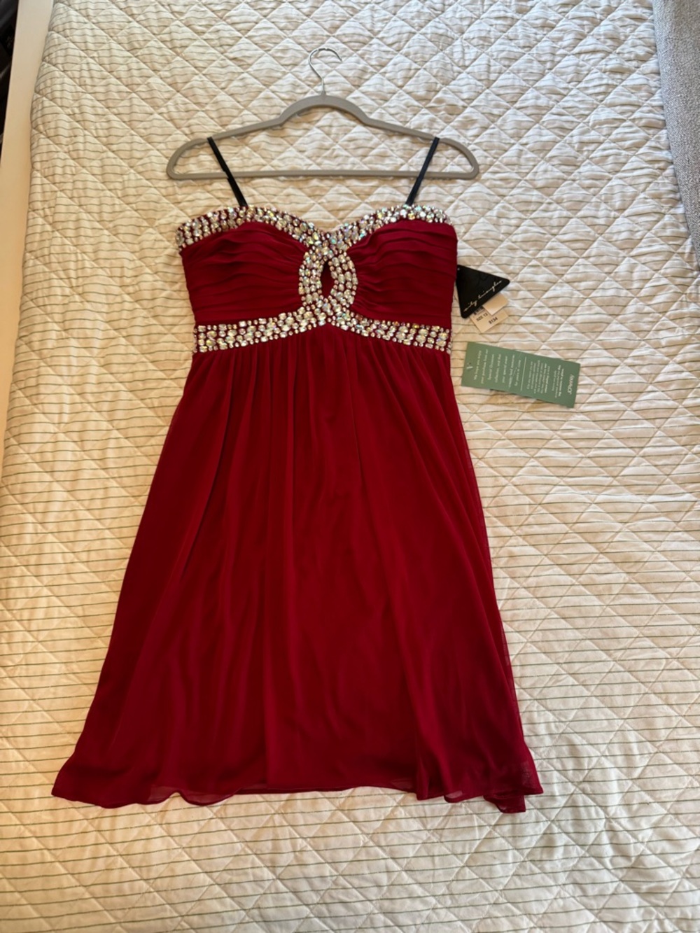 NWT Strapless Prom Mini Dress - City Triangles